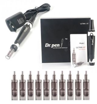 dr-pen-a7-zestaw-10-sztuk Dr Pen ultima A7 (Derma Pen), + 10 kartridży MEZOTERAPIA MIKROIGŁOWA