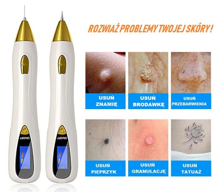 Laser MOLE Pen Plazma Kosmetyczna -usuwanie tatuażu, blizn,brodawek