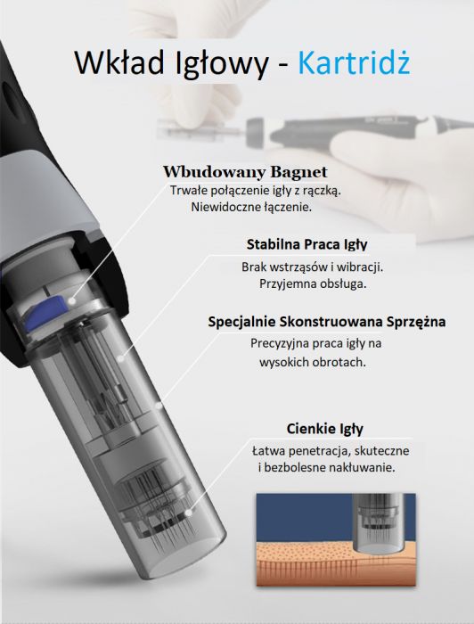Kartridże Dr Pen Ultima A7   Zestaw 10 Sztuk