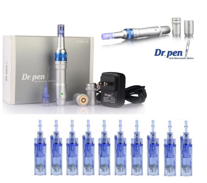 DR PEN ULTIMA A6 (Derma Pen) MEZOTERAPIA MIKROIGŁOWA + 10 kartridży