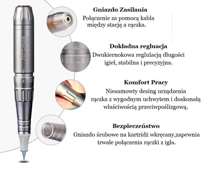 Artmex V8 Urządzenie do Makijażu Permanentego i Mezoterapii Mikroigłowej