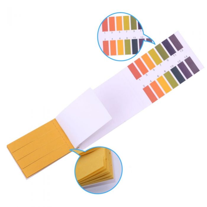 Papierki lakmusowe do mierzenia pH - 160 sztuk