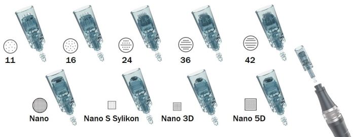 Dr Pen Ultima M8-C (Derma Pen) + 10 Kartridży Mezoterapia Mikroigłowa