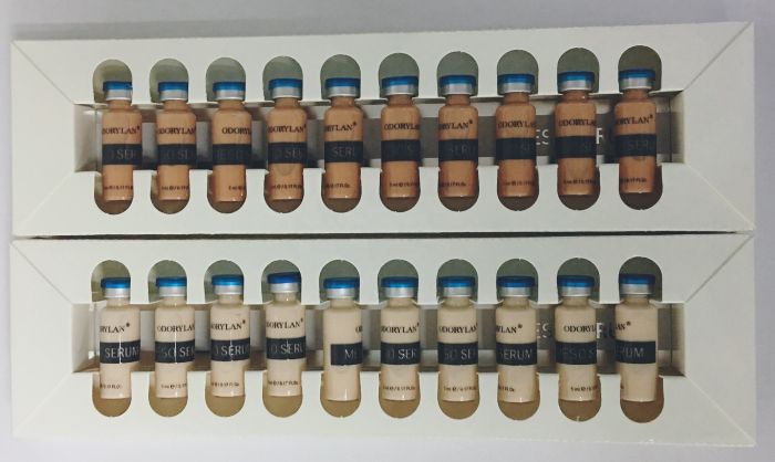 Meso Serum BB Glam Glow Odorylan  JASNY/CIEMNY Zestaw 10x