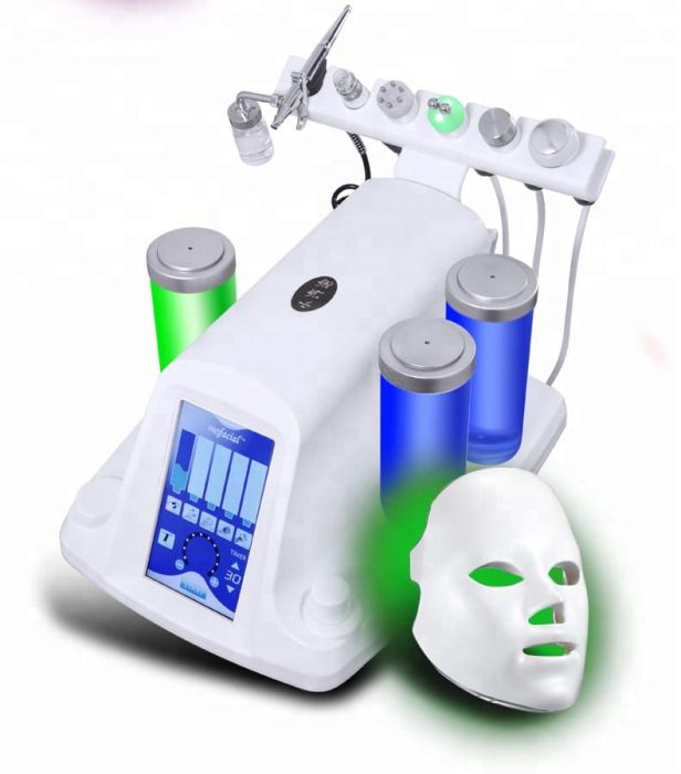 Hydrabrazja 7w1 Mikrodemrabrazja Wodna Kombajn + Maska LED