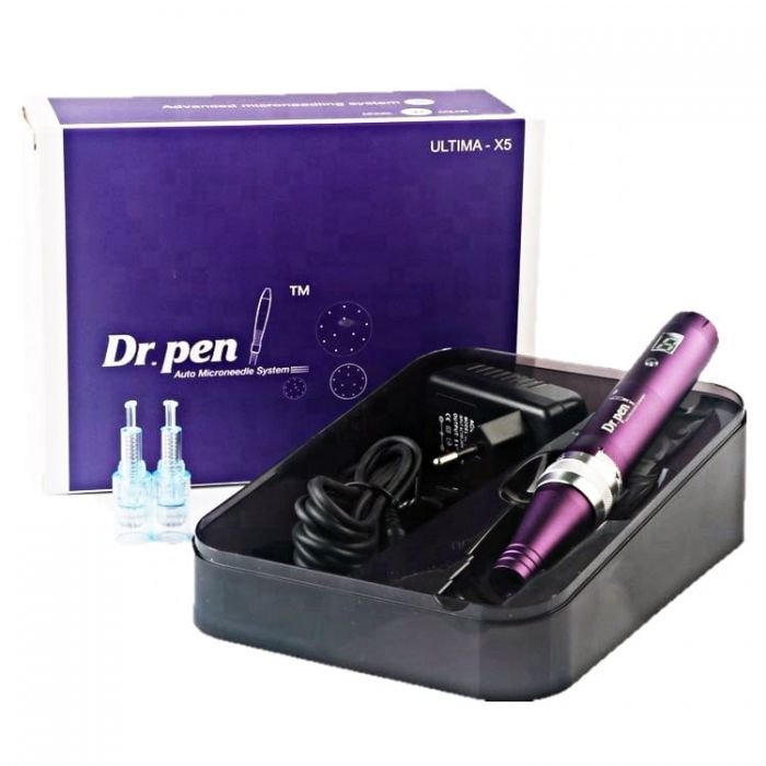 Dr Pen Ultima X5-C (Derma Pen) + 10 Kartridży Mezoterapia Mikroigłowa