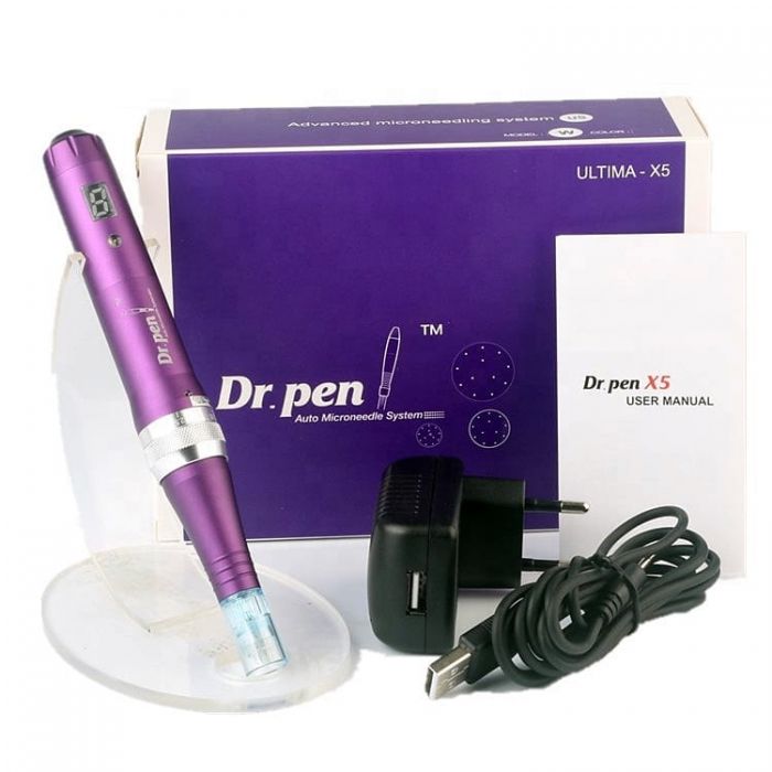 Dr Pen Ultima X5-W Bezprzewodowy (Derma Pen) + 10 Kartridży Mezoterapia Mikroigłowa