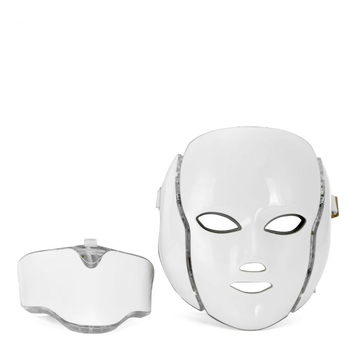 Profesjonalna Maska LED 7 kolorów, twarz + szyja+ elektrostymulacja