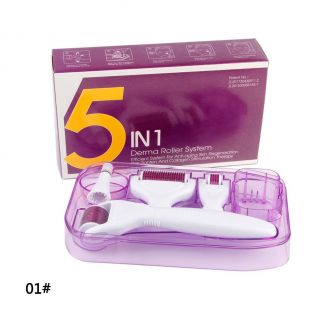 dermaroller-5w1 Derma roller 5w1 do twarzy - ciała - pod oczy Dermaroller
